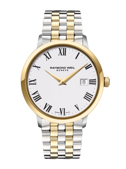 

Raymond Weil Men White Swiss Made Analogue Watch 5488-STP-00300