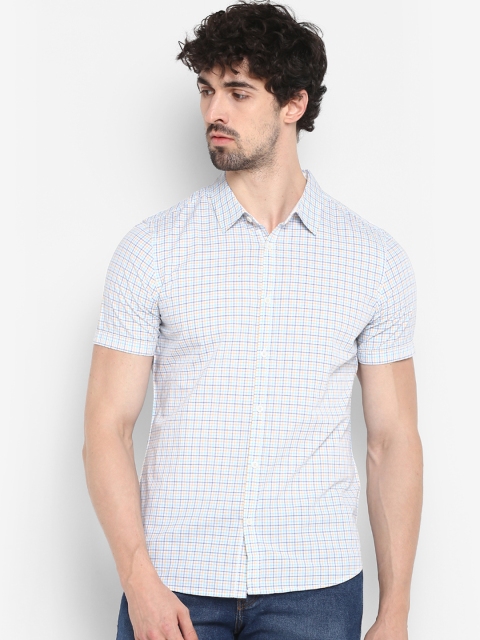 

KVL Men Multicoloured Regular Fit Checked Casual Shirt, Multi