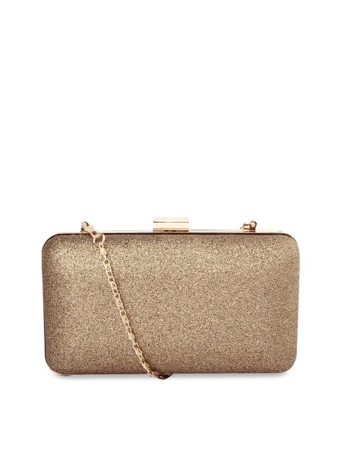 

Berrypeckers Gold-Toned Textured Clutch