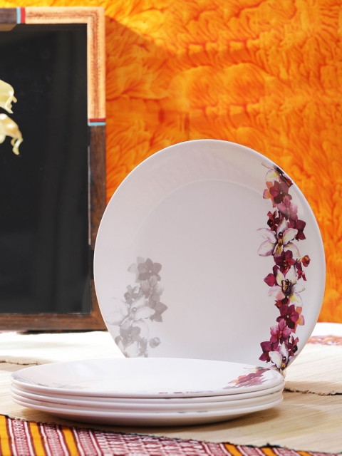 

Servewell White 6-Pieces Printed Melamine Plates Set