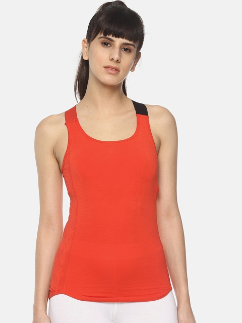 

Soul Space Women Red Solid Tank Top