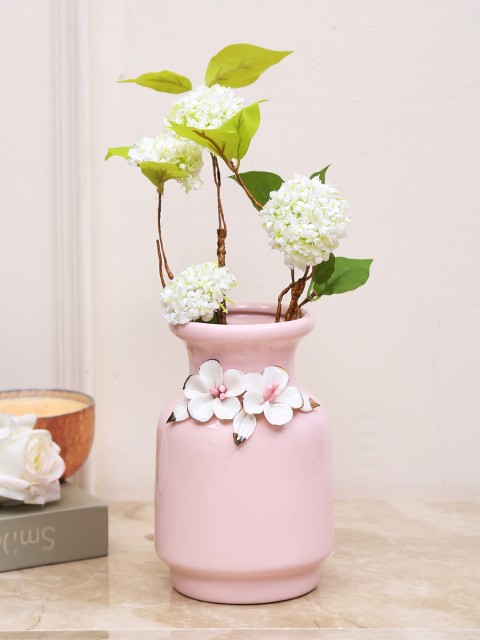 

Aapno Rajasthan Pink Ceramic Flower Vase