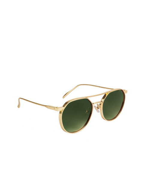 

Voyage Unisex Round Sunglasses, Green