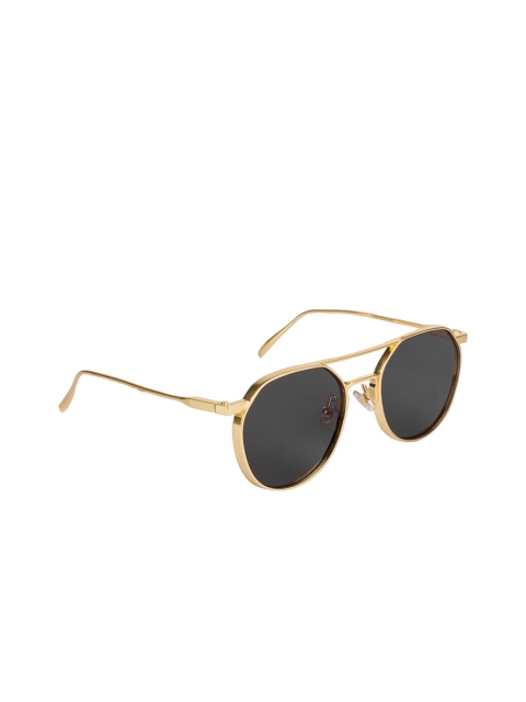 

Voyage Unisex Round Sunglasses, Black