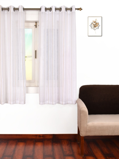 

Ariana White Single Window Curtain