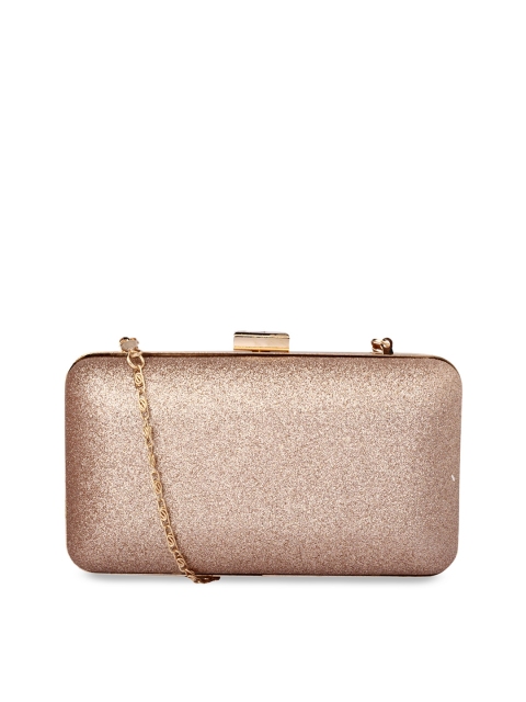 

Berrypeckers Gold-Toned Textured Clutch