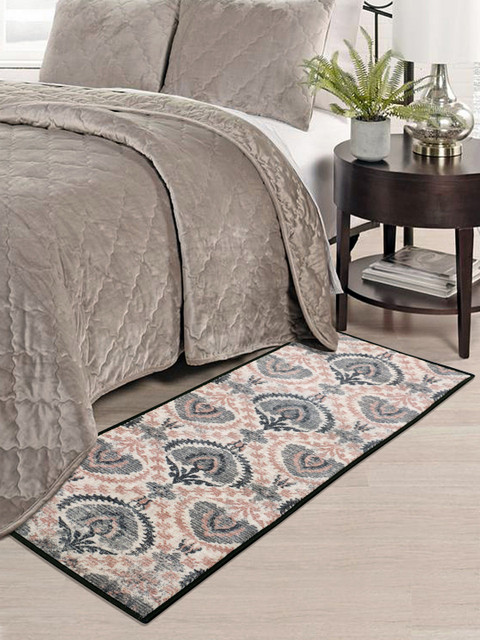 

RUGSMITH Premium Pink & Grey Patterned No-Shred Runner