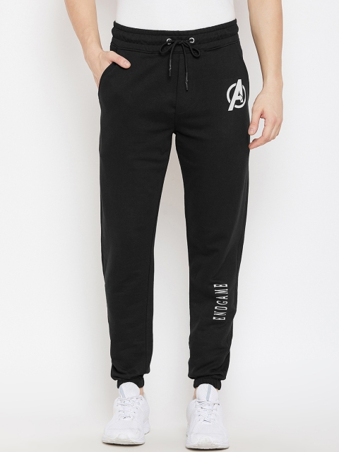 

Marvel by Wear Your Mind Men Black Solid Straight-Fit Joggers
