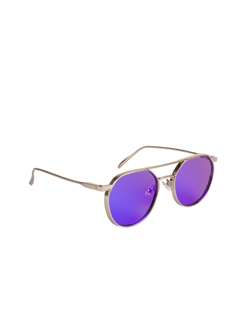 

Voyage Unisex Round Sunglasses, Blue