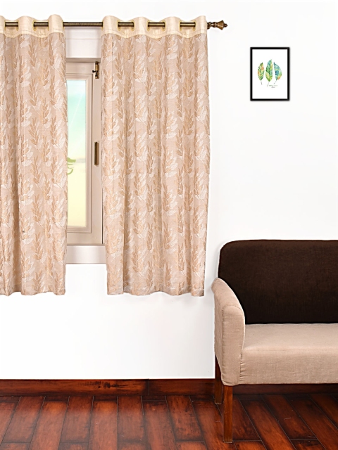 

Ariana Cream-Coloured Single Room Darkening Window Curtain
