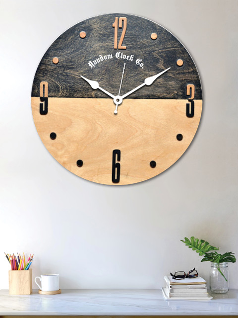 

RANDOM Multicoloured Round Printed 30 cm Analogue Wall Clock, Multi