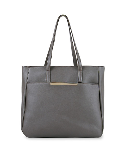 

Vivinkaa Grey Solid Shoulder Bag