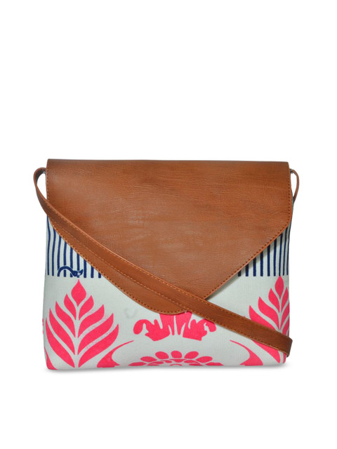 

Diwaah Multicoloured Printed Handmade Sling Bag, Multi