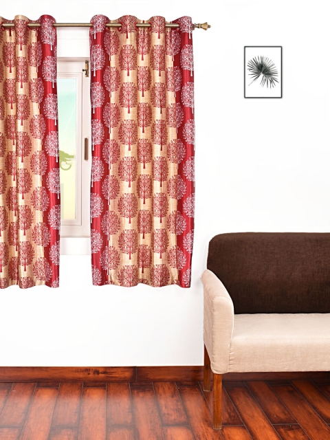 

Ariana Maroon Single Room Darkening Window Curtain
