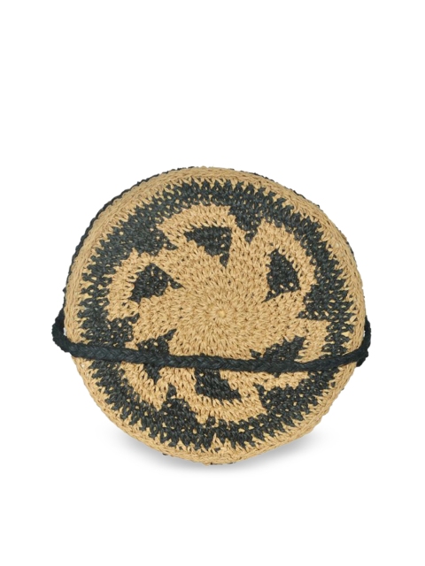

Diwaah Beige Self Design Handmade Sling Bag