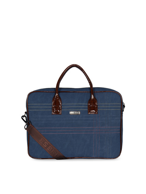 

ESBEDA Unisex Blue Solid Laptop Bag