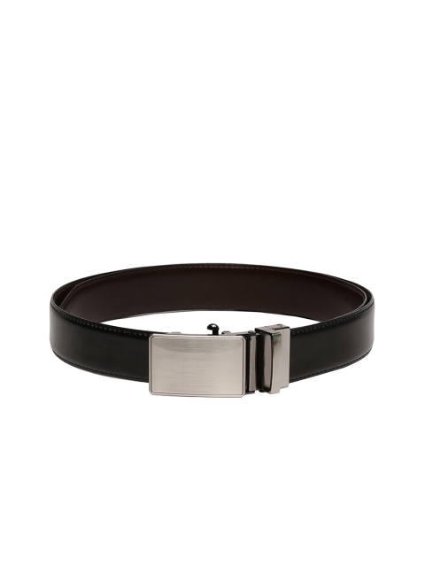 

CRUSSET Men Black & Brown Reversible Solid Belt