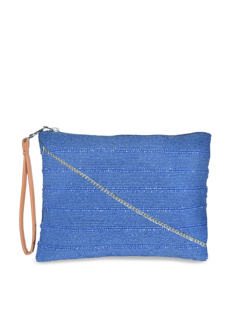 

Diwaah Blue Embellished Handmade Sling Bag