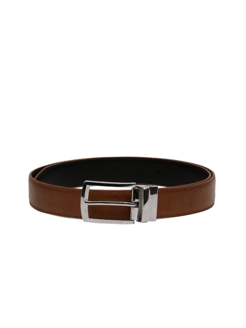 

CRUSSET Men Brown & Black Solid Reversible Belt