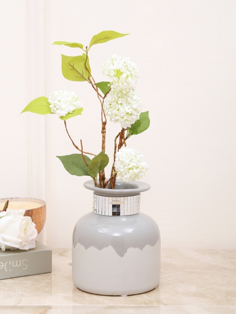 

Aapno Rajasthan Grey Ceramic Flower Vase