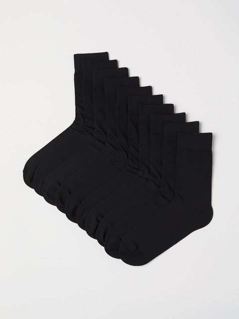

H&M Men Black 10-Pack Socks