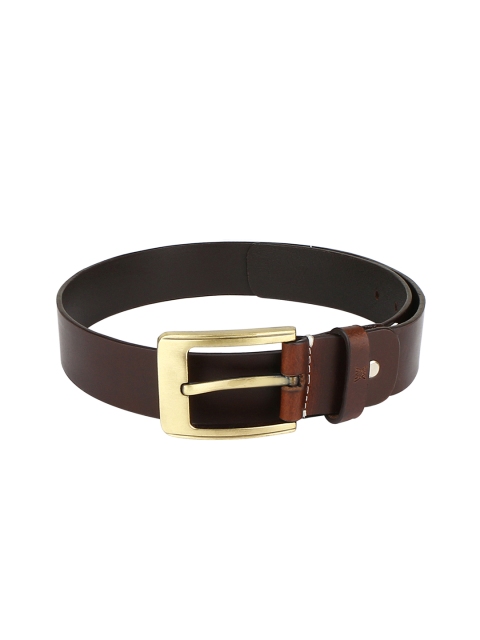 

Aditi Wasan Men Brown Genuine Leather Solid Belt