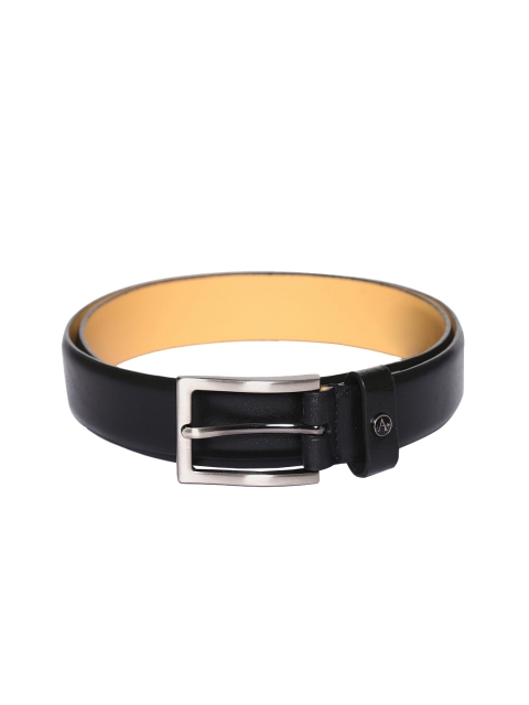 

Arrow Men Black Textured Leather Belt