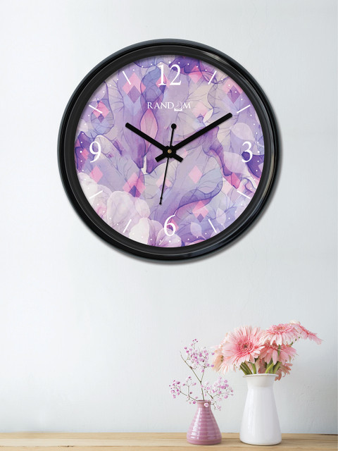 

RANDOM Lavender Round Printed 30 cm Analogue Wall Clock
