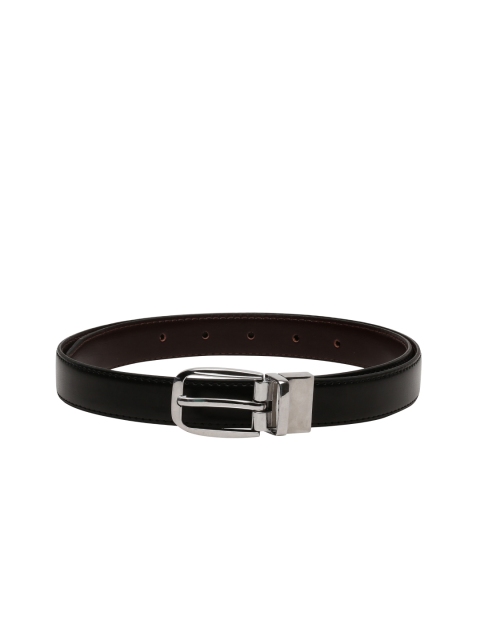 

CRUSSET Women Black & Brown Reversible Solid Belt