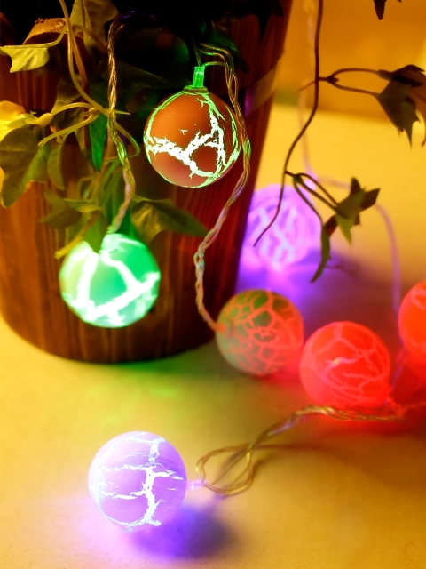

TAYHAA Set of 2 Multicoloured String Lights, Multi