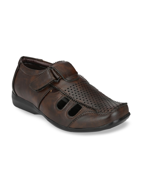 

ELIXIR MAN Men Brown Shoe-Style Sandals