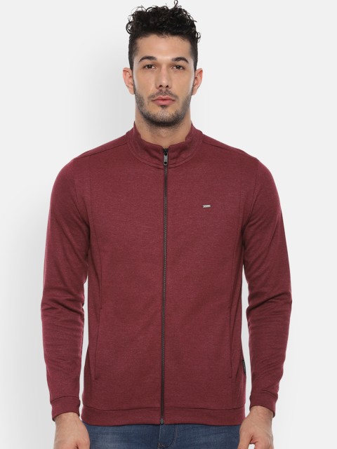 

Van Heusen Sport Men Maroon Solid Sweatshirt