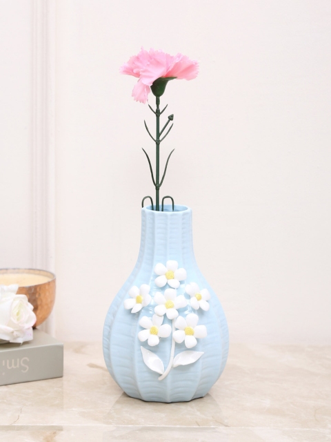 

Aapno Rajasthan Blue Ceramic Flower Vase