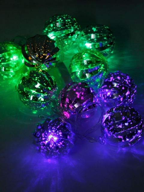 

TAYHAA Multicoloured Ball String Lights, Multi