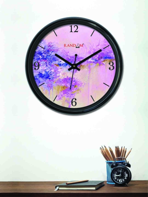 

RANDOM Lavender & Blue Round Printed 30 cm Analogue Wall Clock