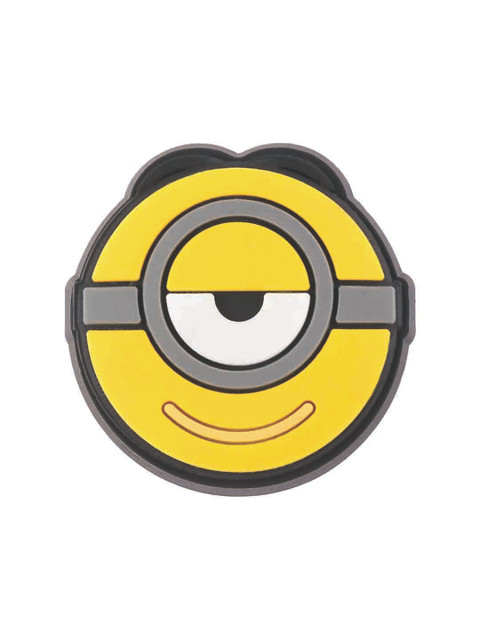 

Crocs Unisex Yellow & Grey Minions Stuart Icon Jibbitz Shoe Charm