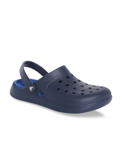 

Crocs Unisex Navy Blue Reviva Sandals