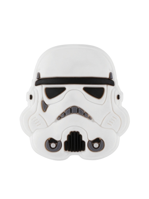 

Crocs Unisex White & Black Star Wars Stormtrooper Helmet Jibbitz Shoe Charm