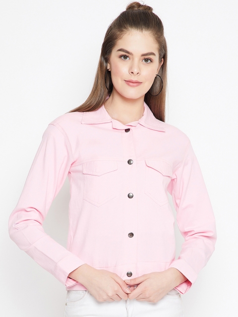 

Rider Republic Women Pink Solid Jacket