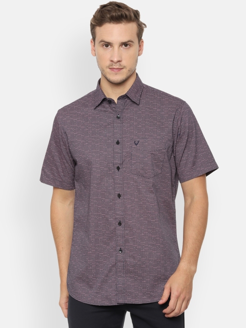 

Allen Solly Men Blue & Pink Slim Fit Printed Casual Shirt