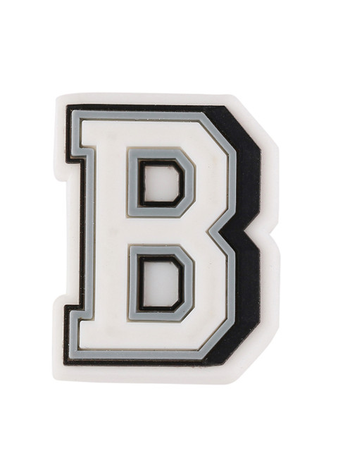 

Crocs Unisex White Letter B Jibbitz Shoe Charm