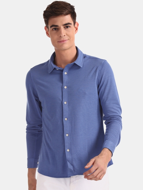 

Arrow Sport Men Blue Slim Fit Solid Casual Shirt