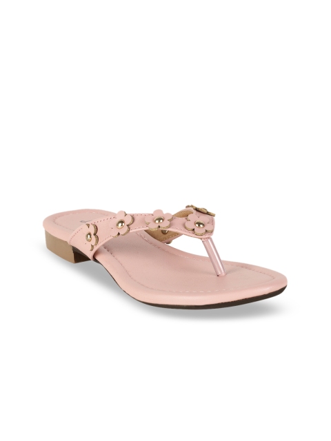 

Jurado Women Pink Embellished T-Strap Flats