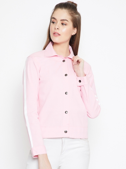 

Rider Republic Women Pink Solid Jacket