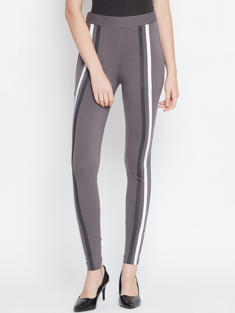 

Rider Republic Women Grey Solid Slim Fit Tights