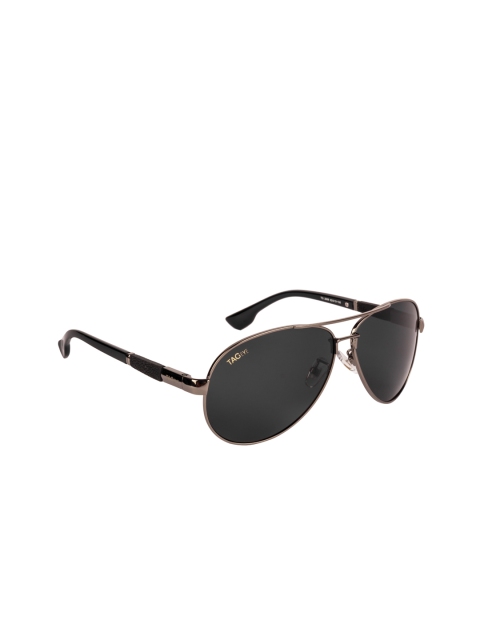 

TAG EYE Unisex Aviator Sunglasses TG2008TAG388, Black