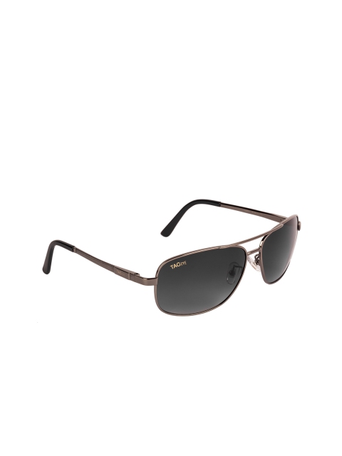 

TAG EYE Unisex Rectangle Sunglasses TG2004TAG372, Black