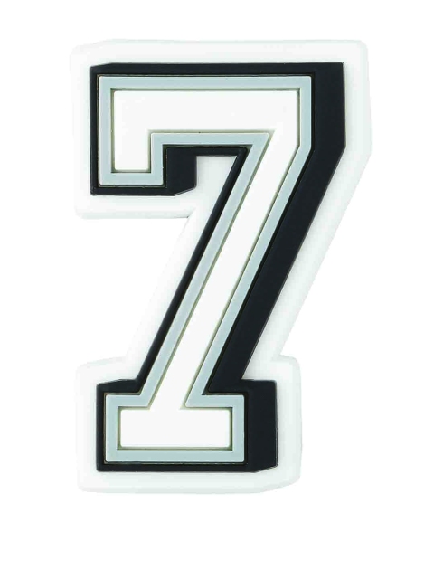 

Crocs Unisex White Number 7 Jibbitz Shoe Charm