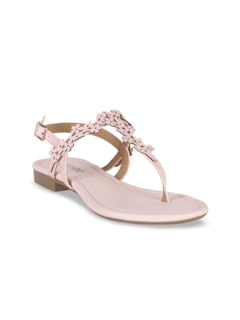 

Jurado Women Pink Solid T-Strap Flats
