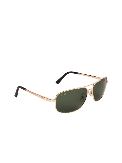 

TAG EYE Unisex Rectangle Sunglasses TG2004TAG371, Green